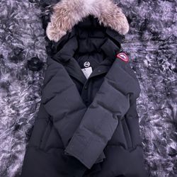 Canada Goose Black Fur Parka