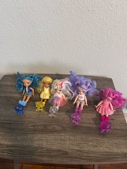 Mini rainbow high 5 dolls