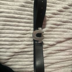 black true religion belt