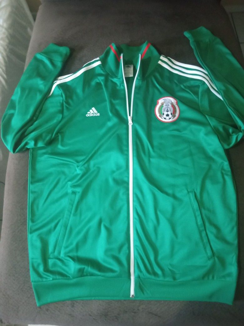 Adidas Mexico National Team Warm Up Jacket 2016 Size XL Like New