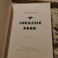 Jurassic Park By Michael Crichton Franklin Library 