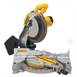 DEWALT 15 Amp Corded 10 in. Compound Single Bevel Miter Saw