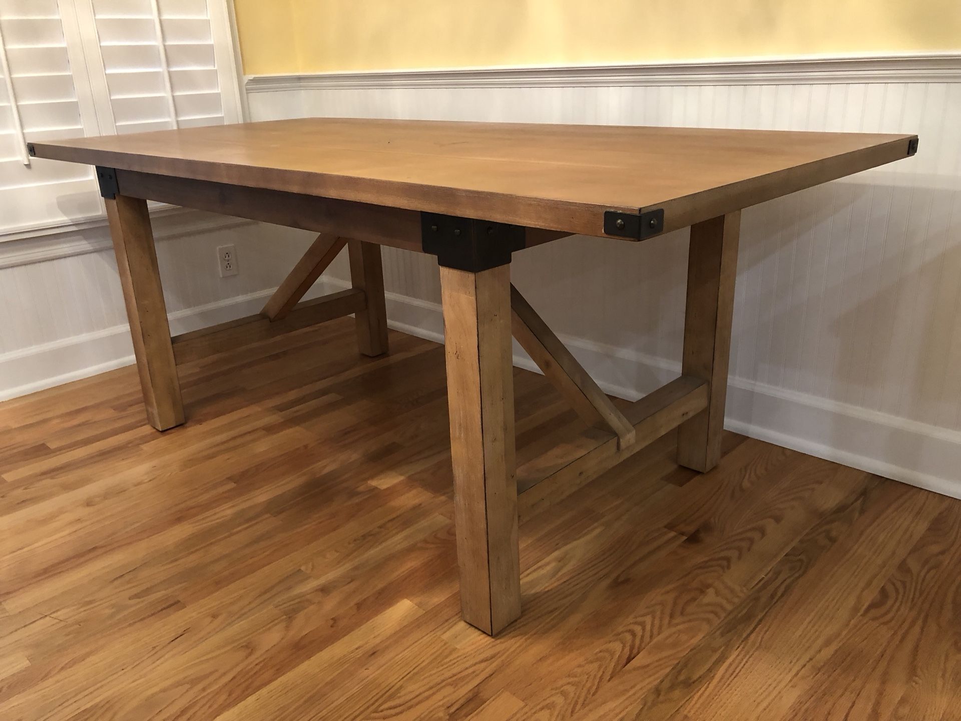 Wood Kitchen Table (Chairs Not Included)