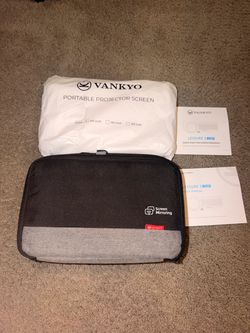 Project Screen ONLY - unopened VANKYO 100’inch portable projector screen