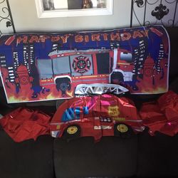 Fire truck Party Set