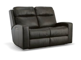 Flexsteel Cody Shadow Reclining Loveseat