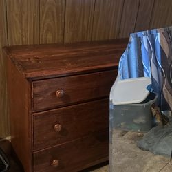 Dresser And Nightstand With Chair And Mirror 