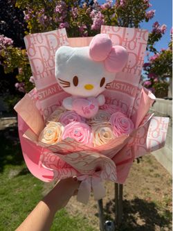 Hello Kitty and kuromi bouquets