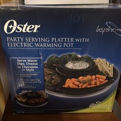 Oster Party Serving Platter with electric warming pot