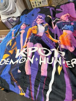 Demon Hunters Fleece Blanket