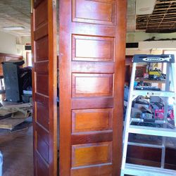 6 Panel Wood doors 1930's Era. 