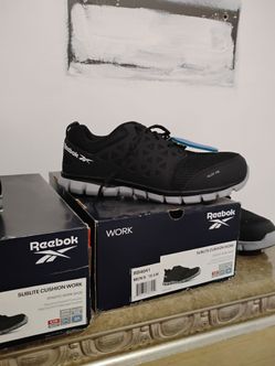 Reebok alloy toe work shoes
