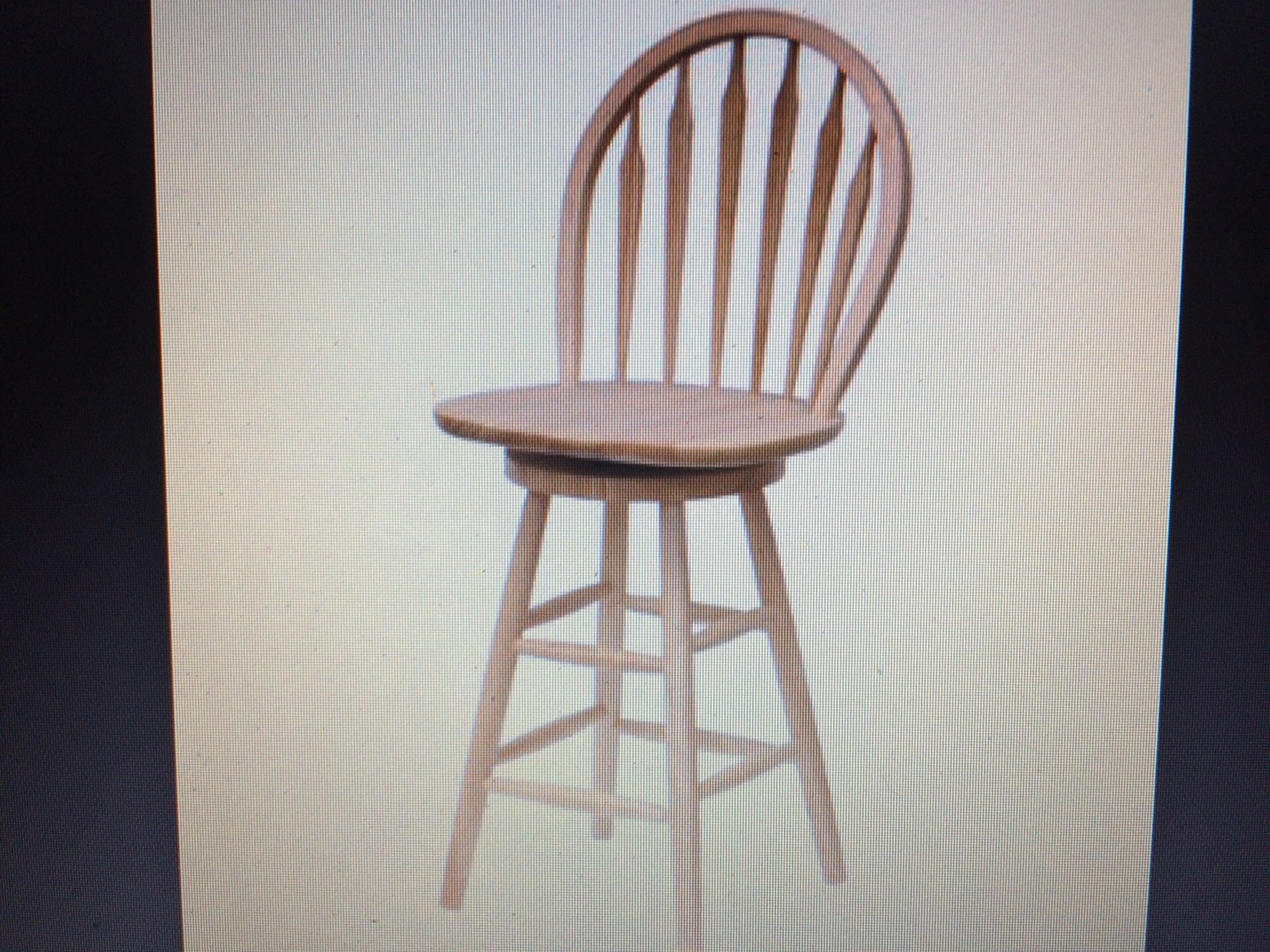 Winsome Wood Wagner 24 Arrow-Back Windsor Swivel Counter Stool, Natural