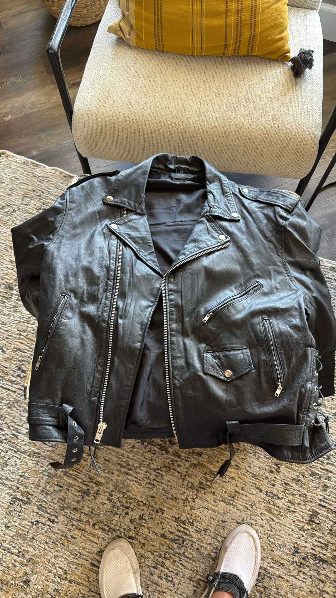 Men’s Leather Motor Cycle Jacket