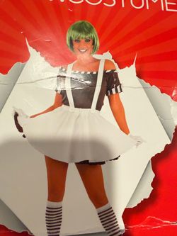 Adult XL  Oompa Loompa female costume