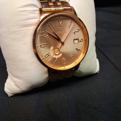 Fossil ES3789 Vintage Muse Rose Gold Dial Rose Gold Stainless Women's Watch