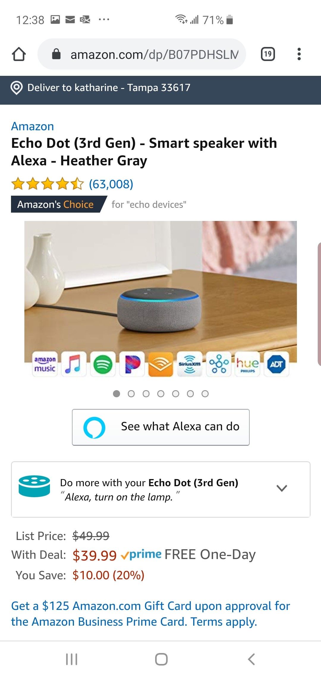 Amazon echo dot and fire tv stick