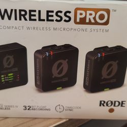 RODE WIRELESS PRO COMPACT MICROPHONE SYSTEM