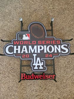 Dodgers world series neon