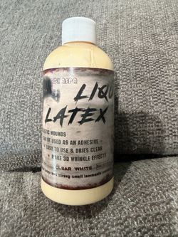 CHASPA  Liquid Latex SFX Makeup for Halloween Costume Special Effects Make Up Body and Face Glue for Skin Monster Zombie Scar Wounds Makeup 6.8 FL.OZ