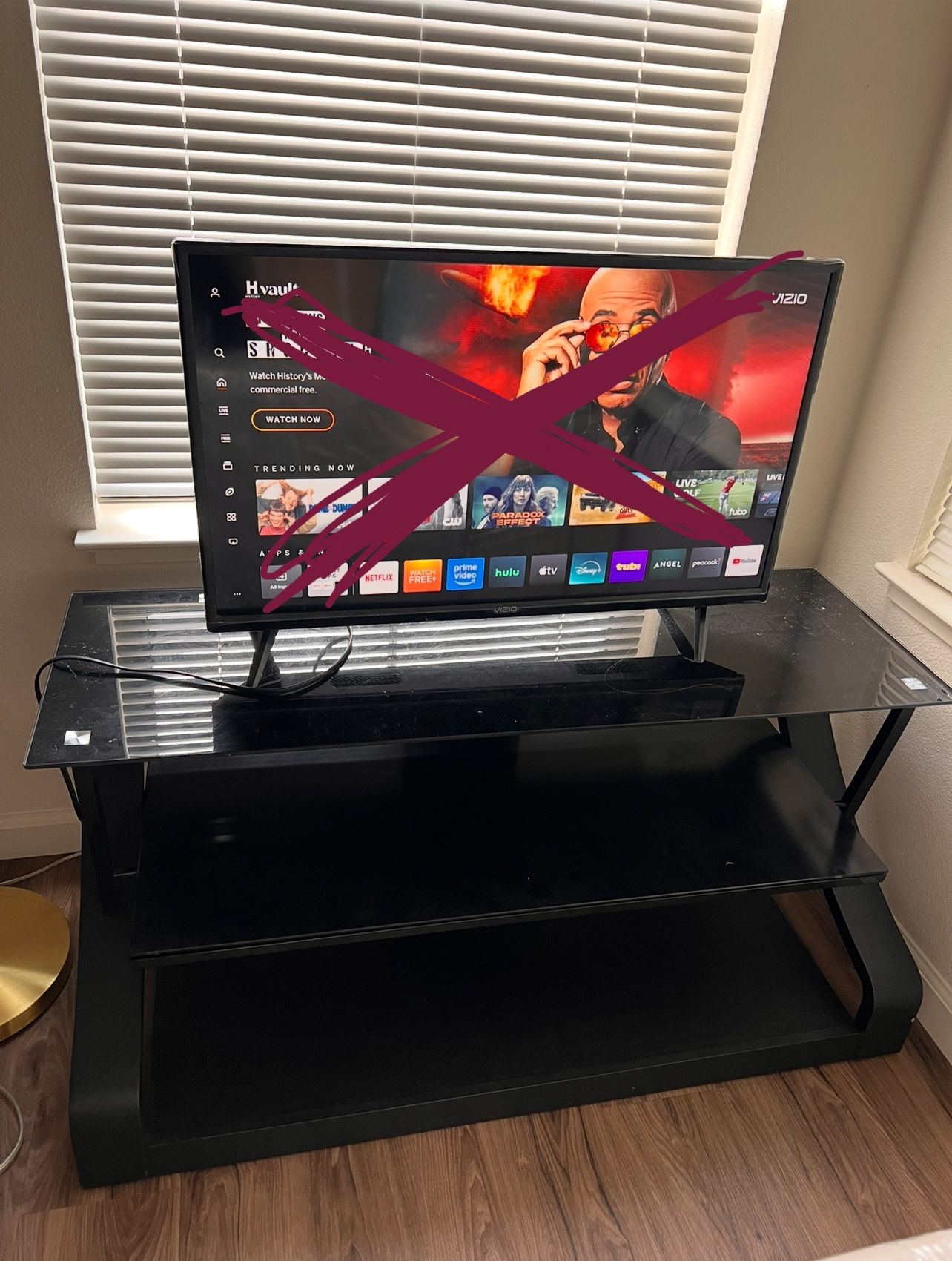 Tv Stand (glass/wooden)