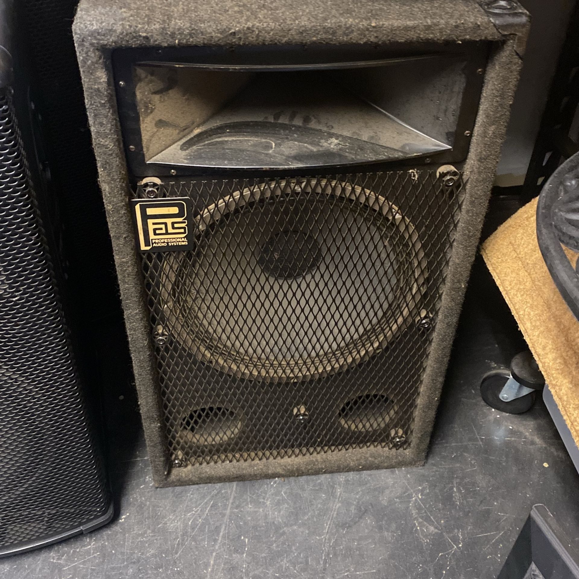 Pas (Professional Audio Systems) Vintage Speakers 