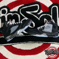 Black Metallic Reimagined Jordan Retro 5 HF3975-001