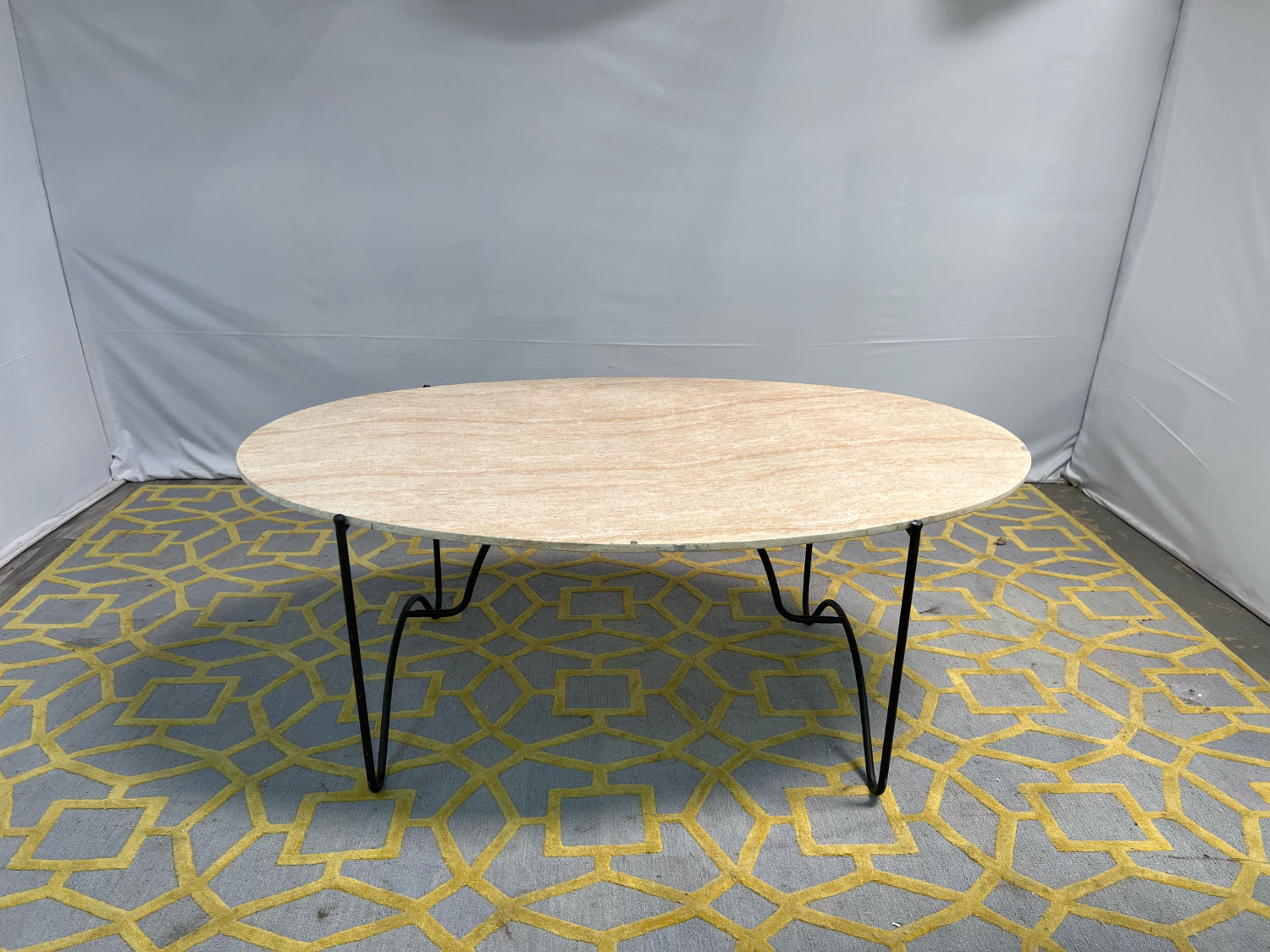 ( Delivery Available ) Peggy Outdoor Oval Dining Table