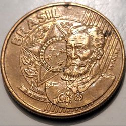 Brazil 2007 25 Centavos Coin
