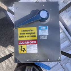 Zinsco Fused Disconnect   QSF-6033