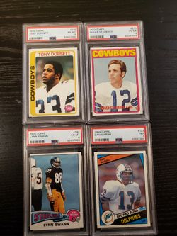 Topps Football Cards Graded Psa 