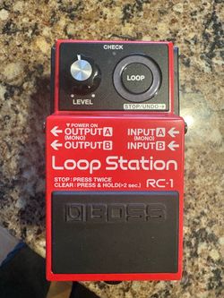RC-1 loop pedal, Boss