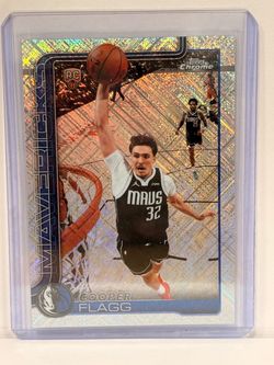 Cooper Flagg RC 2025-26 Topps Chrome Update Skylight Fanatics Exclusive Rookie