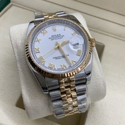 Rolex Datejust 36mm Roman Dial With Jubilee Bracelet 116233  Watch And Box Only