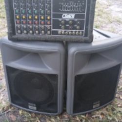 Commercial DJ Music Equipment $400 Takes All Of It