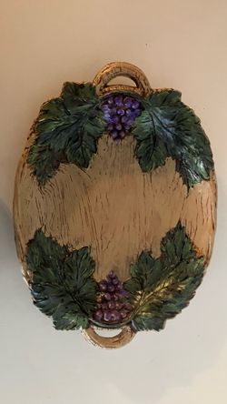 Hand painted tray