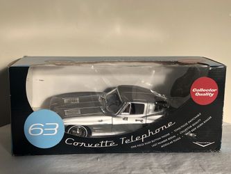 Vintage 1963 Chevrolet Corvette Telephone Collector Quality 