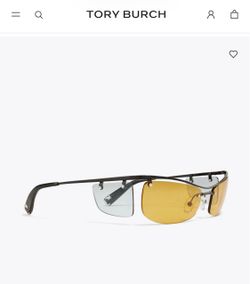 Tory Burch Rimless Sunglasses with Interchangeable Lenses