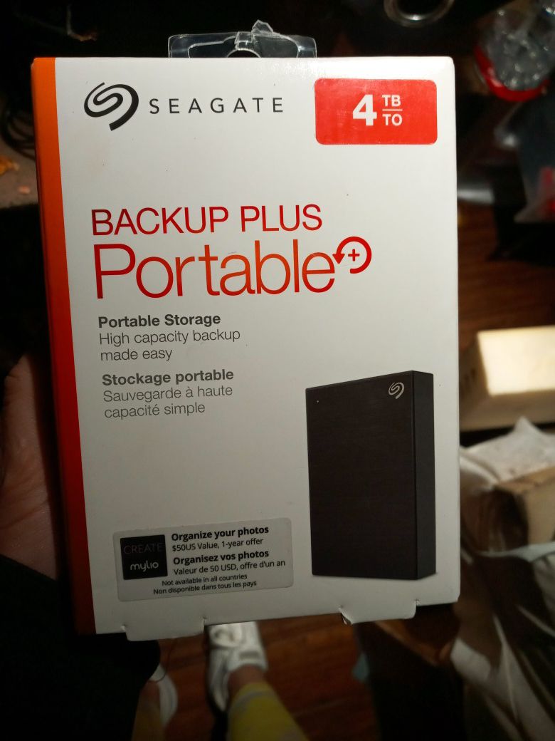 4 TB Backup Plus Portable Storage