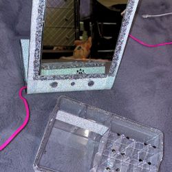 Mirror And Makeup Box