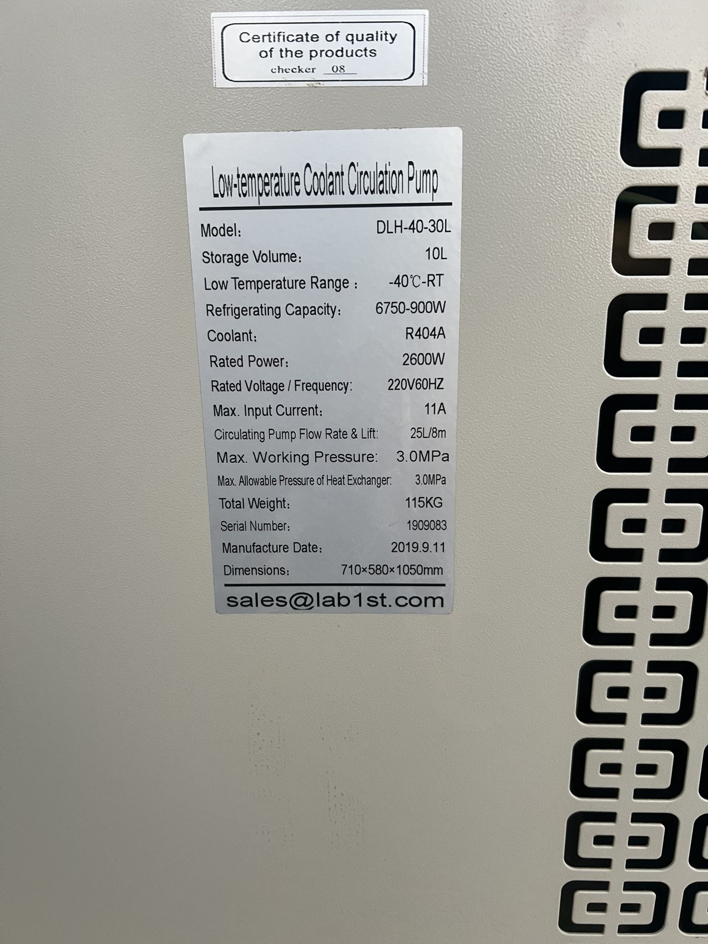 BHO Extraction Machine Like New