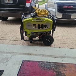 Propane Powered Ryobi Generator 