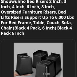 Furniture Risers ...Great For Sofas Chairs , Benches,  Etc