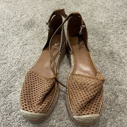 Vince Camuto Flat Espadrille Wedge - Size 9.5