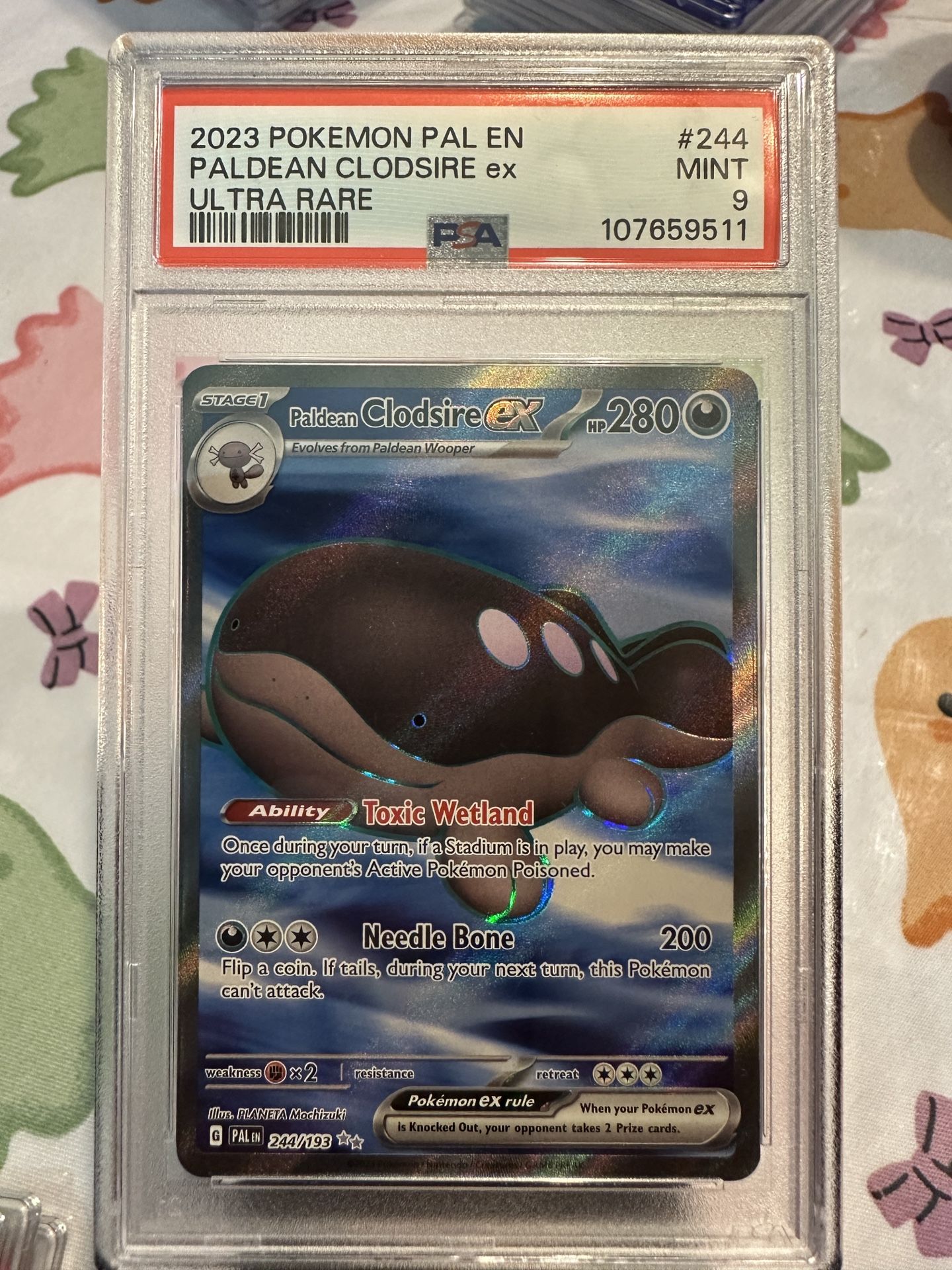 Paldean Clodsire PSA 9