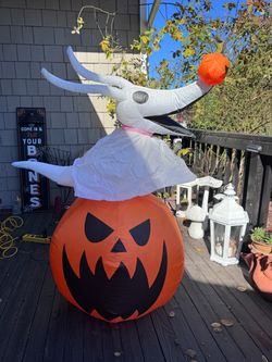 The Nightmare Before Christmas Zero With Pumpkin Airblown