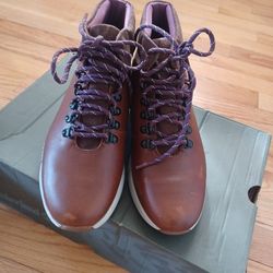TIMBERLAND WATER PROOF MOD HIKER BROWN FULL GRAIN SIZE 8.5 WOMEN'S $150 O.B.O.
