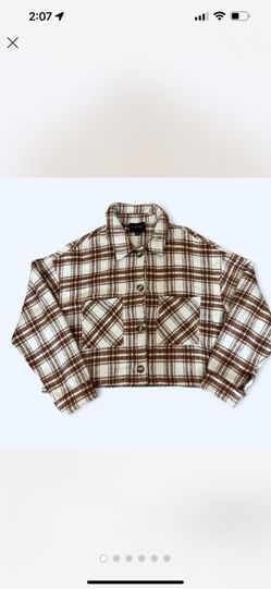 Women’s Timing Cropped Flannel