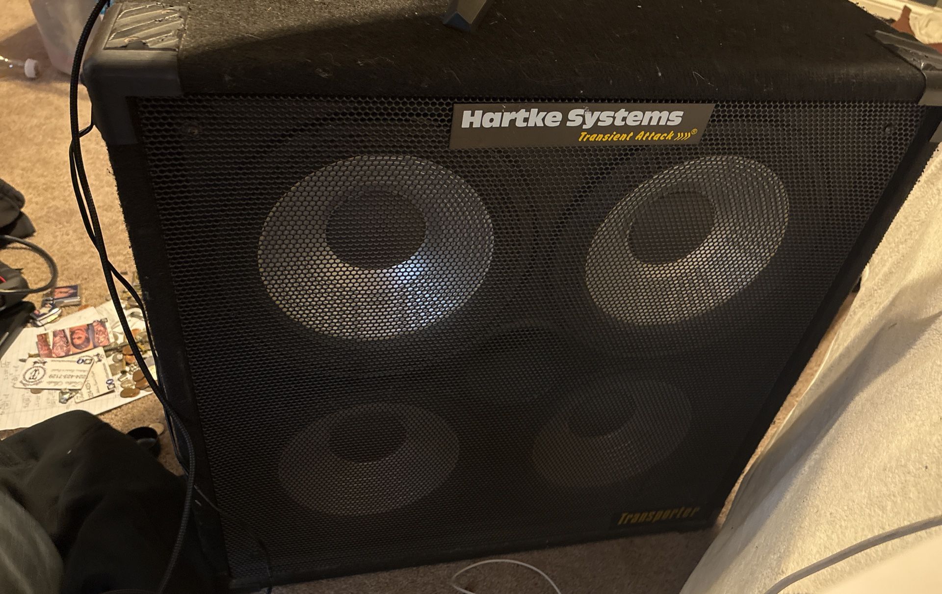 Bass Amplifier, Bass, And Bass Cabinet 