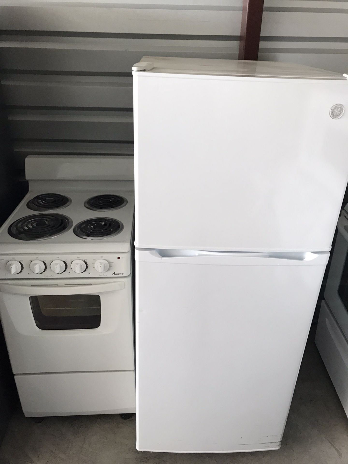 20” Stove And 24” Refrigerator 